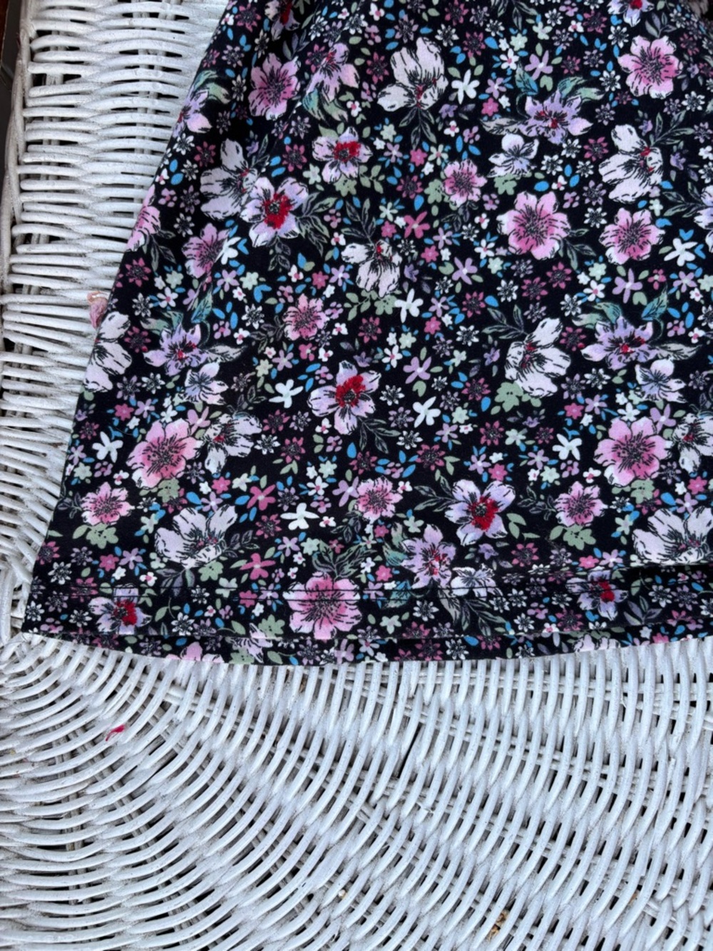SO Black Floral Spaghetti-Strap Maxi Dress with Pink Accents - Picture 10 of 12